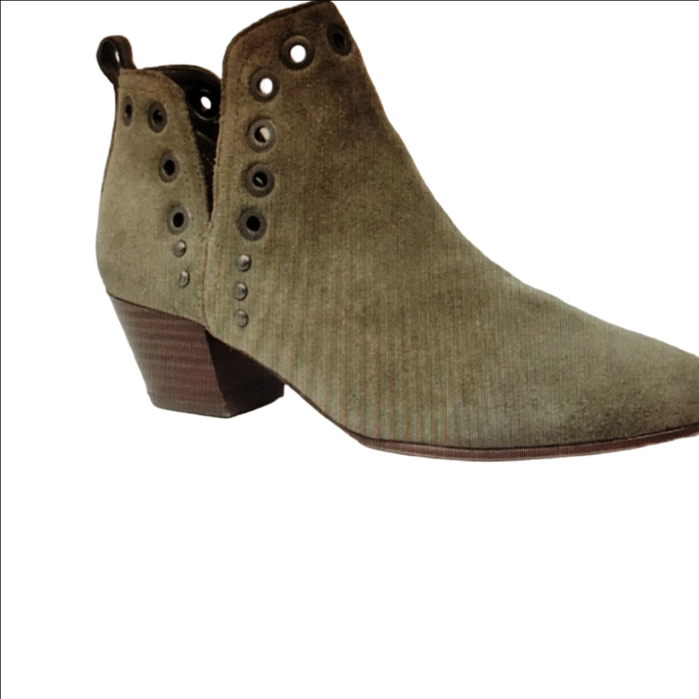 Sam Edelman Rubin gromit booties moss green suede size 7.5